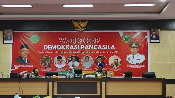 Jadi Narasumber Pada Workshop Pembinaan Ideologi Pancasila, Lismawy : Pancasila Sangat Penting Untuk Dipedomani