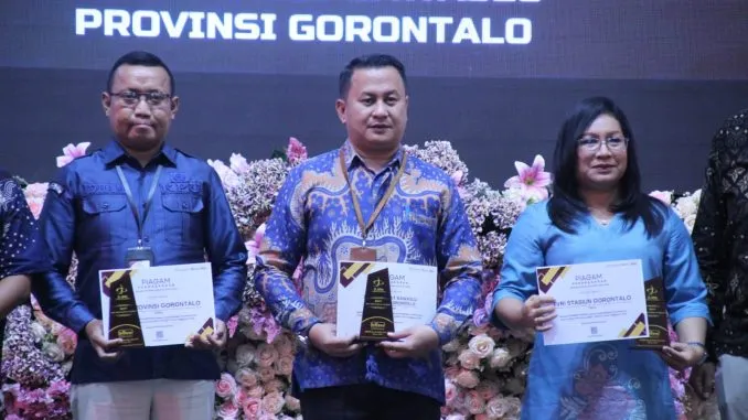 Bawaslu Provinsi Gorontalo Raih Penghargaan KPPN Kategori Implementasi KKP
