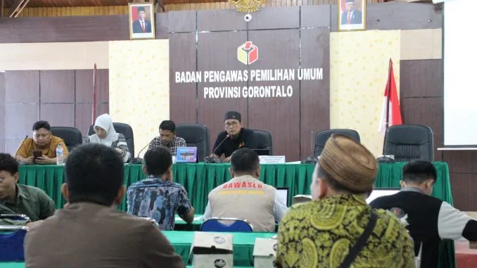 Antisipasi Potensi PSU, Bawaslu Provinsi Gorontalo Gelar Rapat Koordinasi
