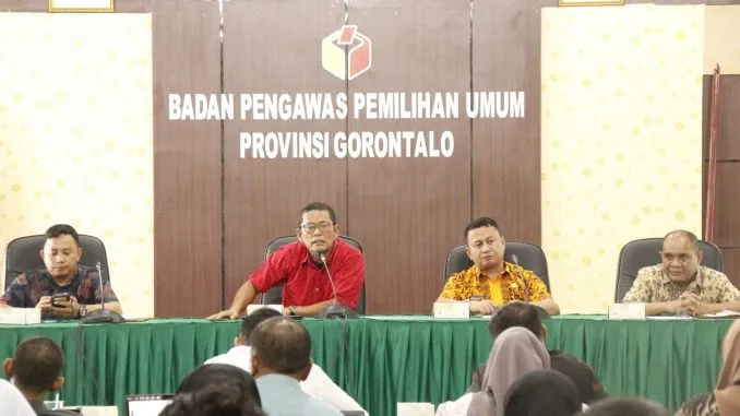 Bawaslu Provinsi Gorontalo Gelar Rapat Koordinasi Persiapan Laporan Akhir Pemilu 2024